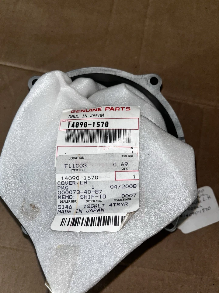 Cubierta de motor izquierda izquierda izquierda izquierda Kawasaki ZR1100 Zephyr 1992-1995 Foto 2 de 2