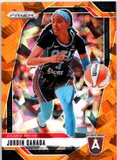 2024 Panini Prizm WNBA #91 Jordin Canada Ice Orange Prizms