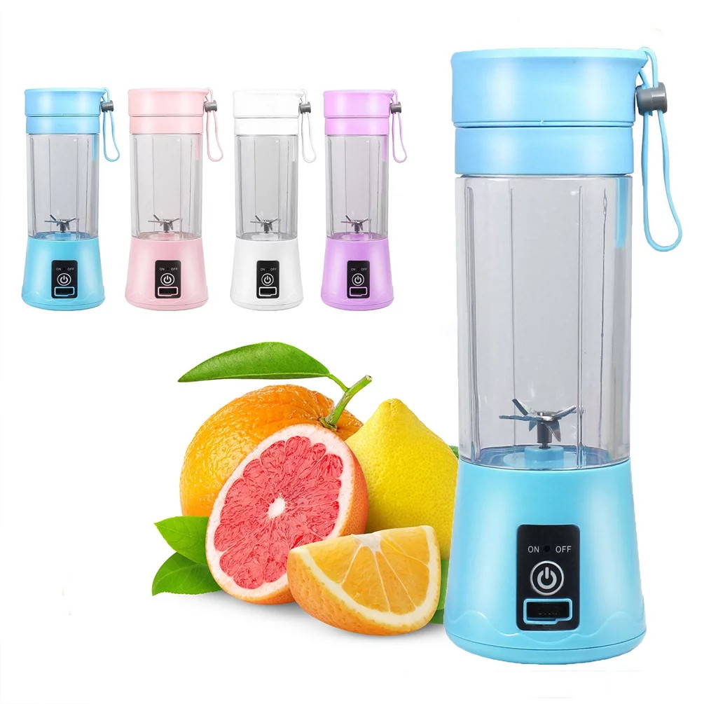 380Ml Electric Juicer Bottle, Fruit Vegetable Blender, Porta