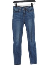 Noisy May Women's Jeans W 27 in Blue Cotton