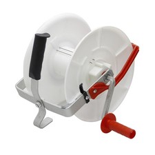 Heavy Duty Electric Fence Reel 3:1 Gear Poly Tape Wire Winder 380M Capacity UK