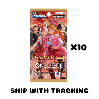 ONE PIECE TCG CARD GAME EB03 EXTRA BOOSTER PACK x10 JAPANESE