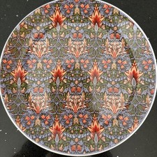 Dunoon William Morris Snakeshead 8&rdquo; 20cm English Fine Bone China Side Plate