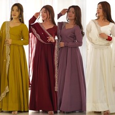 Pakistani Salwar Kameez Dupatta Readymade Anarkali Suit Wedding Party Indian New