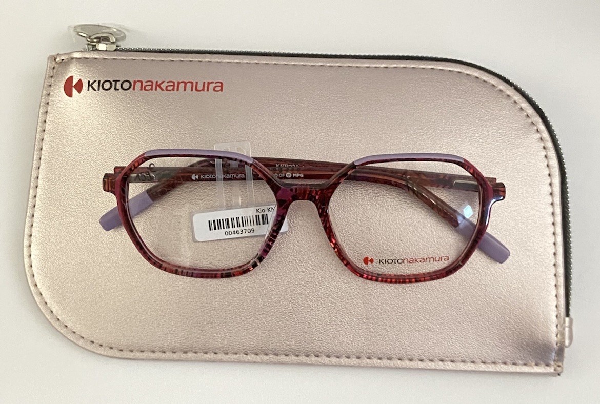 Monture vue femme neuve Kioto Nakamura KNP 223-1 en acétate écaille