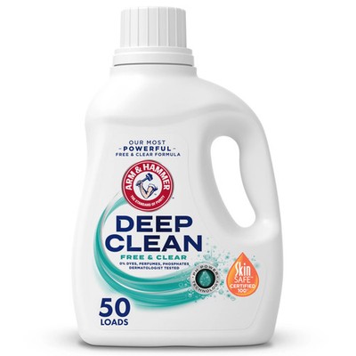 ARM & HAMMER Deep Clean Free & Clear Liquid Laundry 75 oz