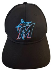 Miami Marlins Hat Baseball OC Sports Youth Adjustable Black MLB Team Cap Cabrera
