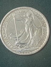 2014 Britannia Horse Privy 999 Fine Coin, Royal Mint. 1oz Silver 