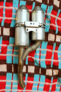 Auspuffanlage Leo Vince SBK Art. 7155A 7156A Yamaha FZ6 (RJ07)