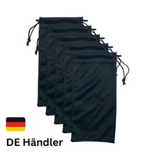 Brillenbeutel Mikrofaser Schwarz Sparset 5 St...