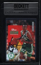 BAS 1992-93 Skybox Dee Brown #11 Seal of Authenticity Auto 3c7