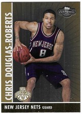 Chris Douglas-Roberts 2008 TOPPS CO-SIGNERS NBA GOLD ROOKIE CARD #130 Nets SP/99. rookie card picture