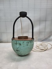 Vintage lampa zewnętrzna lampa wisząca miedziana patyna latarnia industrialna