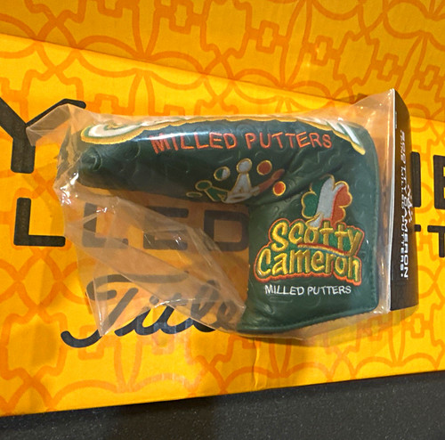 Scotty Cameron Scotto Cameron Leather Putter Headcover Leprechaun Green