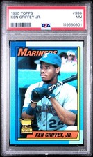 1990 TOPPS #336 KEN GRIFFEY JR. PSA 7