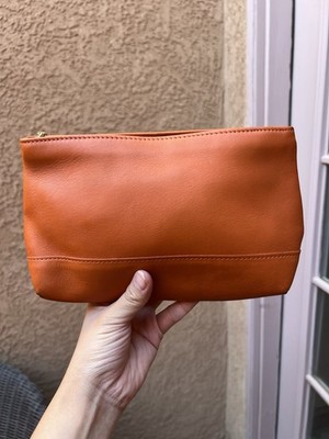 Vintage Coach Large Cosmetic Case In Tangerine PLS READ
