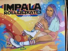 Impala Girl's Quad Roller Skates, Color Midnight - Size Women 8