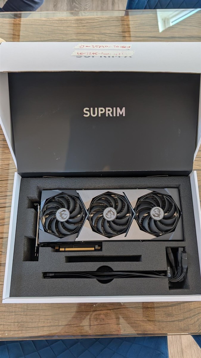 MSI NVIDA GeForce RTX3090 TI 24GB DDR6X Graphics Card