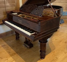 Pianoforte a coda Steinway C 7'5" - Pianoforti Picarzo - Palissandro Modello B VIDEO