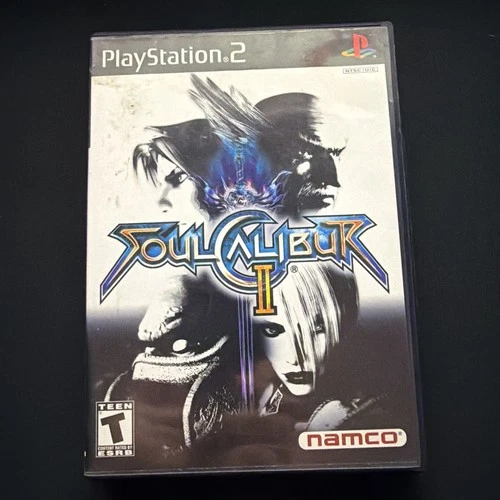Soul Calibur II (Sony PlayStation 2, 2003) Complete Black Label W/ Bonus Disc