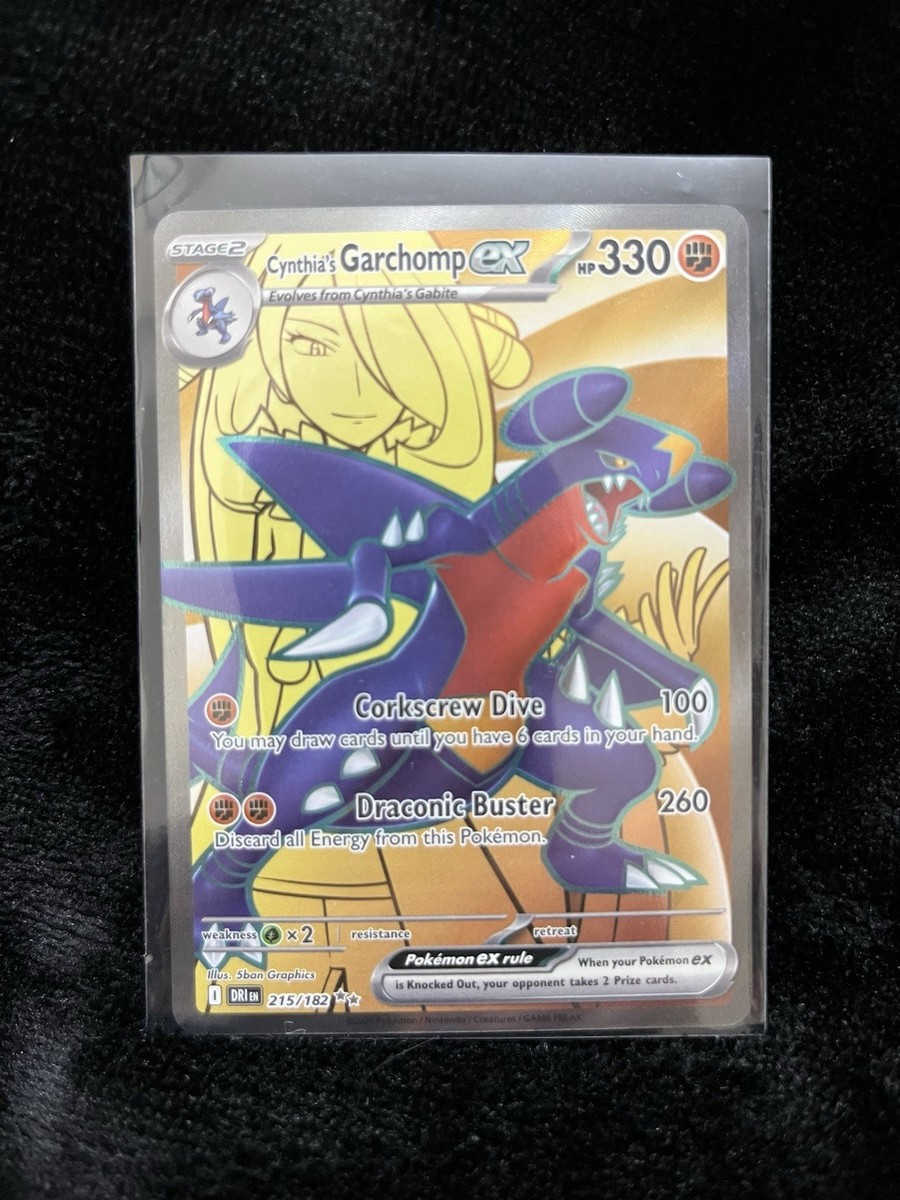 Cynthia's Garchomp ex 215/182 Sv10: Destined Rivals Holo NM | eBay