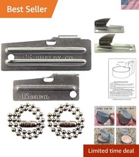 P-38 Can Opener  P-51 Can Opener with Chains, Shelby, Stainless Steel opene...