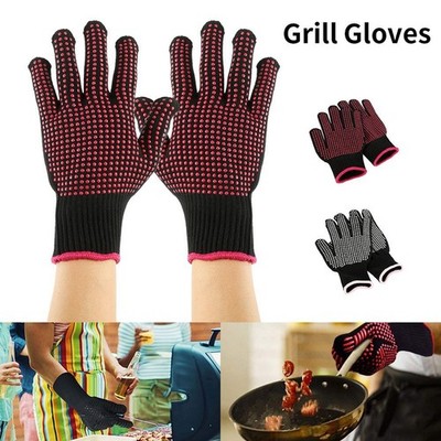 Extreme Heat Resistant BBQ Grilling Mitts 932 PK SIM Safety Cooking Grill Gloves