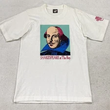 Vintage Shakespeare T Shirt Mens M Screen Stars Best Single Stitch Made In USA