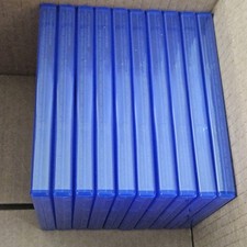 PS5 PS4 Replacement Game Case LOT Of 10 Empty Blue Sony PlayStation 4 5 Cases