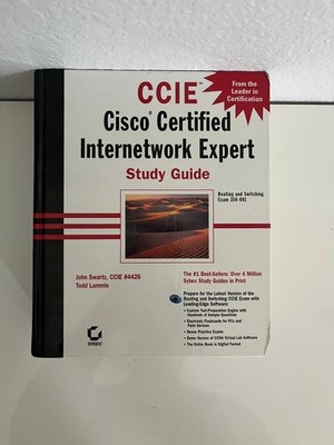CCIE Cisco Certified Internetwork Expert Study Guide Hardcover + Sealed CD