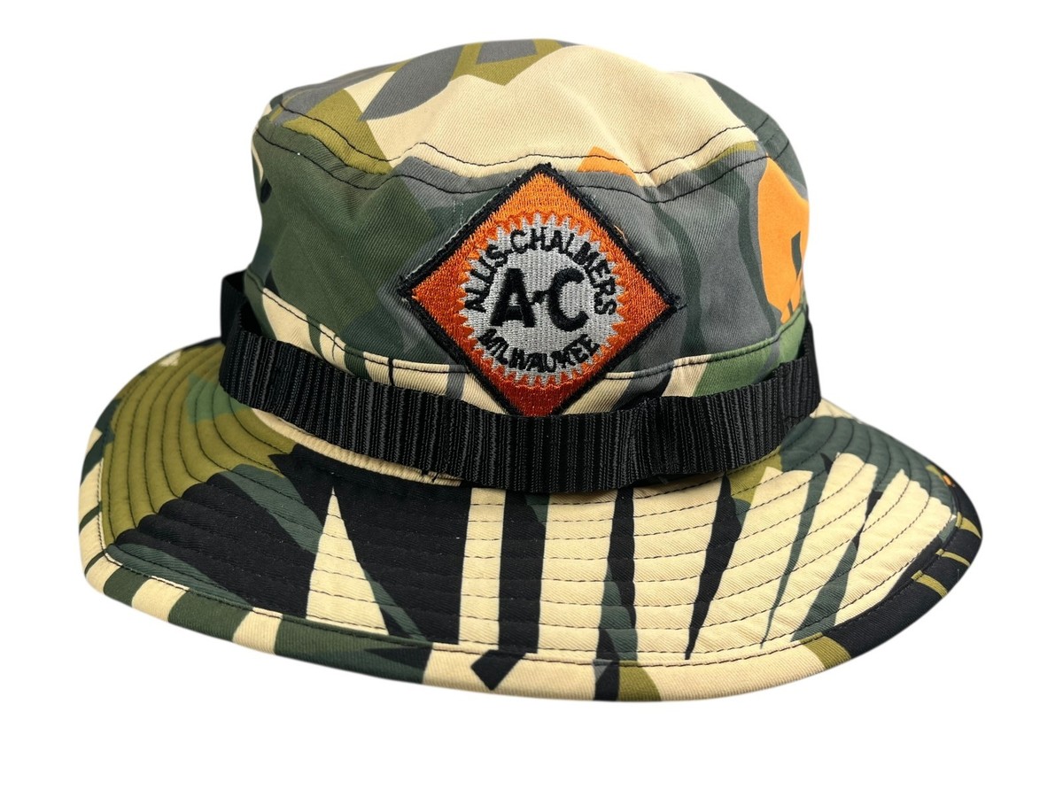 ALLIS CHALMERS MILWAUKEE Custom-Made HAWAIIAN BUCKET HAT Summer