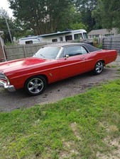 1967 Ford Galaxy Solid Body Red In Color With New Upholstered Interior.