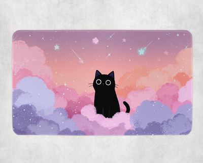 MTG Playmat | Cute Cat Pastel Themed TCG Playmat | Unofficial MTG