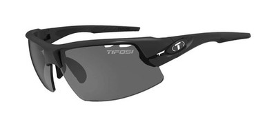 Crit Sunglasses, Matte Black with Smoke/AC Red/Clear lenses