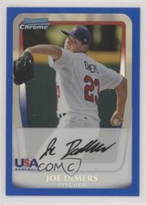 2011 Bowman Draft Chrome Prospects Blue Refractor 142/199 Joe DeMers #BDPP97 8a7