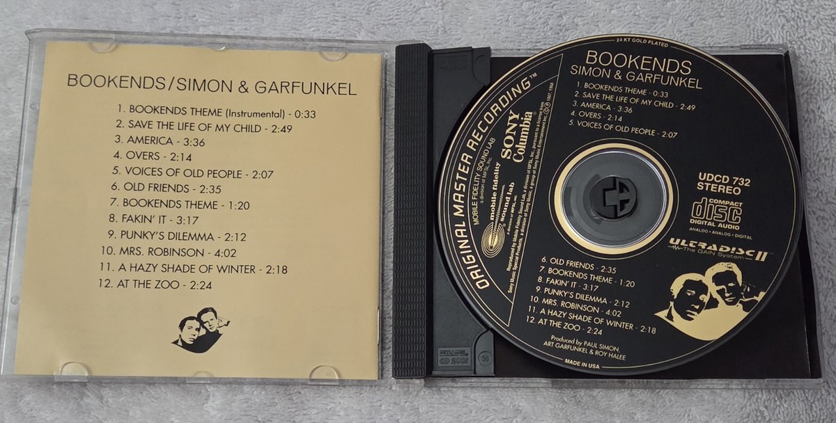 Bookends by Simon & Garfunkel CD Sep 1998 Mobile Fidelity Sound