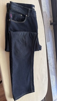 BMW Motorrad Men's Denim Blue Pants Belted Jeans