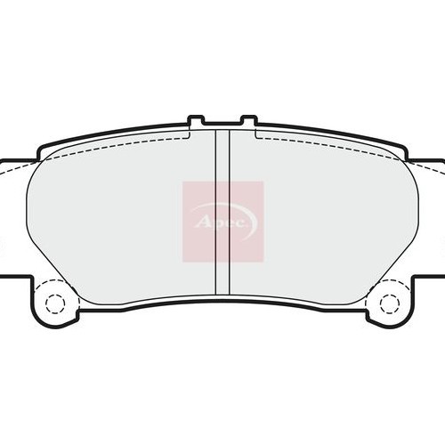 For LEXUS RX L1 2008 to 2015 BRAKE PADS (REAR) (R90) PAD1718