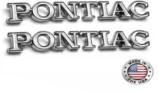 Front Fender Emblem Set For 1971 Pontiac LeMans Made in the USA
