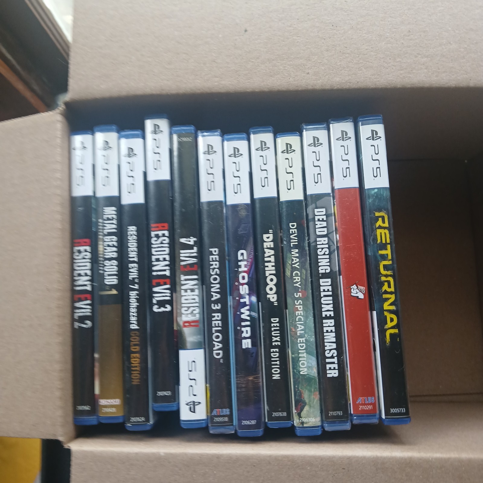 Sony PlayStation 5 Games Lot. Resident Evil, Persona, Dead Rising And Others.