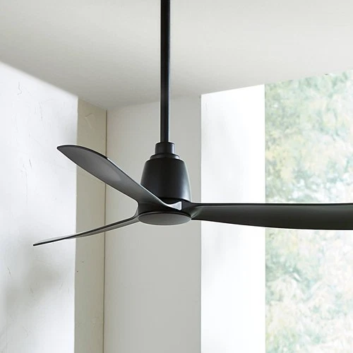 44" Fanimation Kute Black Damp Outdoor Smart Ceiling Fan - Picture 1 of 7