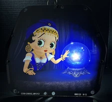 Betty Boop “Fortune Teller” Slot Machine Plastic Plexiglass Topper Bally VGUC