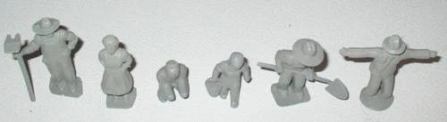 Marx 1950s Modern Farm 60MM Chubby Farmers