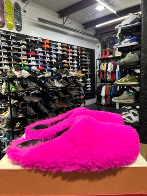 Marni Shearling Fussbett Fur Slides Pink PRE-OWNED