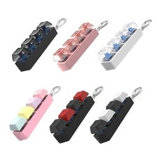 4Key Mechanical Keyboard Keychain Fidget Toy Stress Relief for Adults UKFreeShip