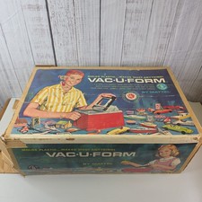 Mattel Vac-U-Form Molding Toy Set 1962 Box Machine Molds Instructions Vintage