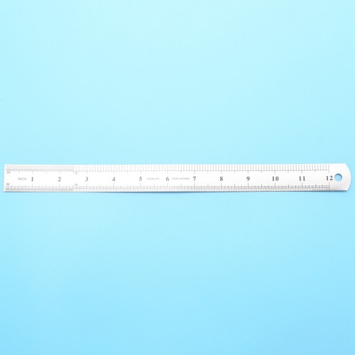 Edelstahl Lineal metrische Funktion 30cm 12 C3T14208 - Zdjęcie 6 z 10