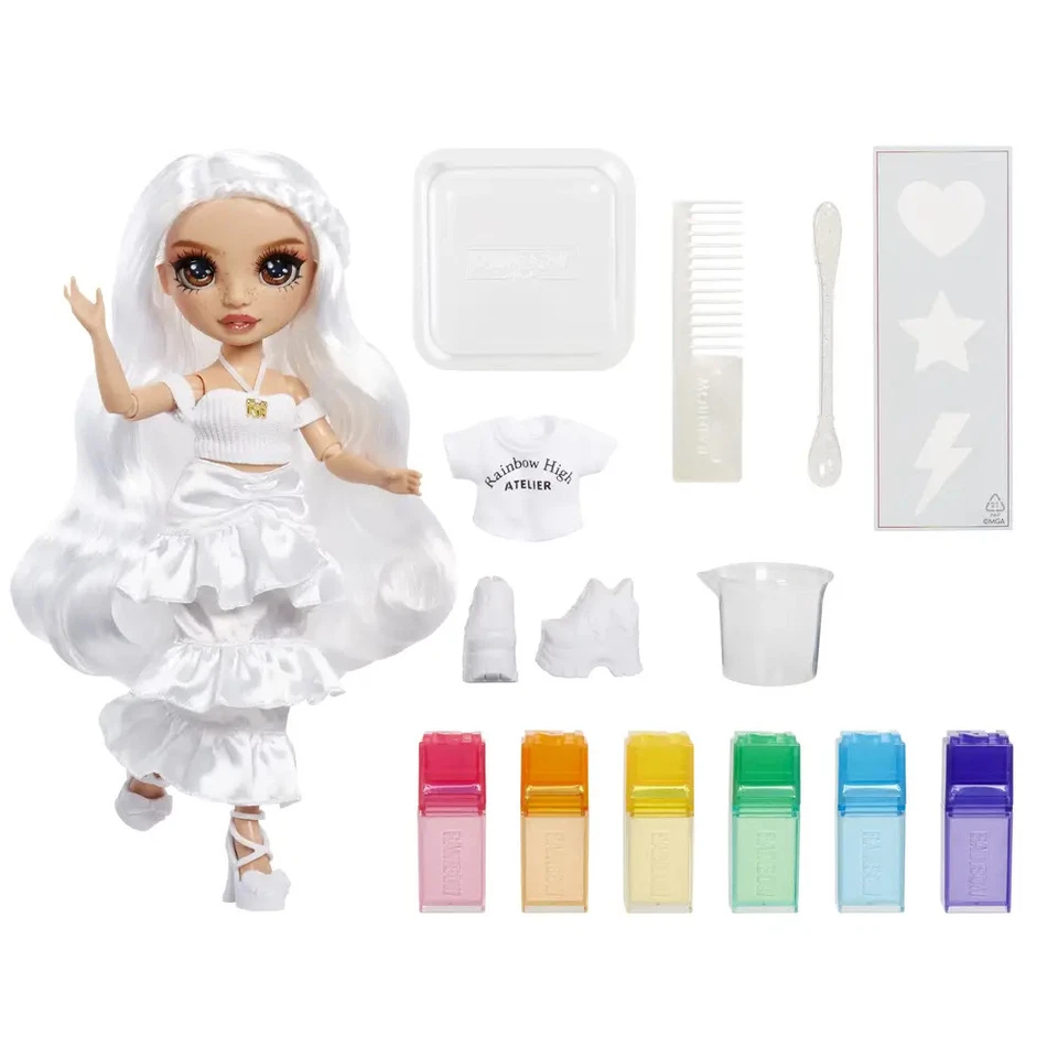 Rainbow High WaterColor & Create NEW Theme Dolls- brown eyes - Bild 4 von 4