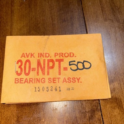 AVK 30NPT500 Bearing Set Assembly Kit New