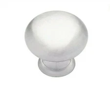 Knobs Kitchen Cabinet Dresser Hardware Halifax Round Satin Chrome
